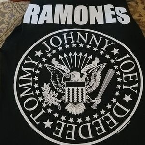 Ramones Tank (altered Tee) Size S Black w/white